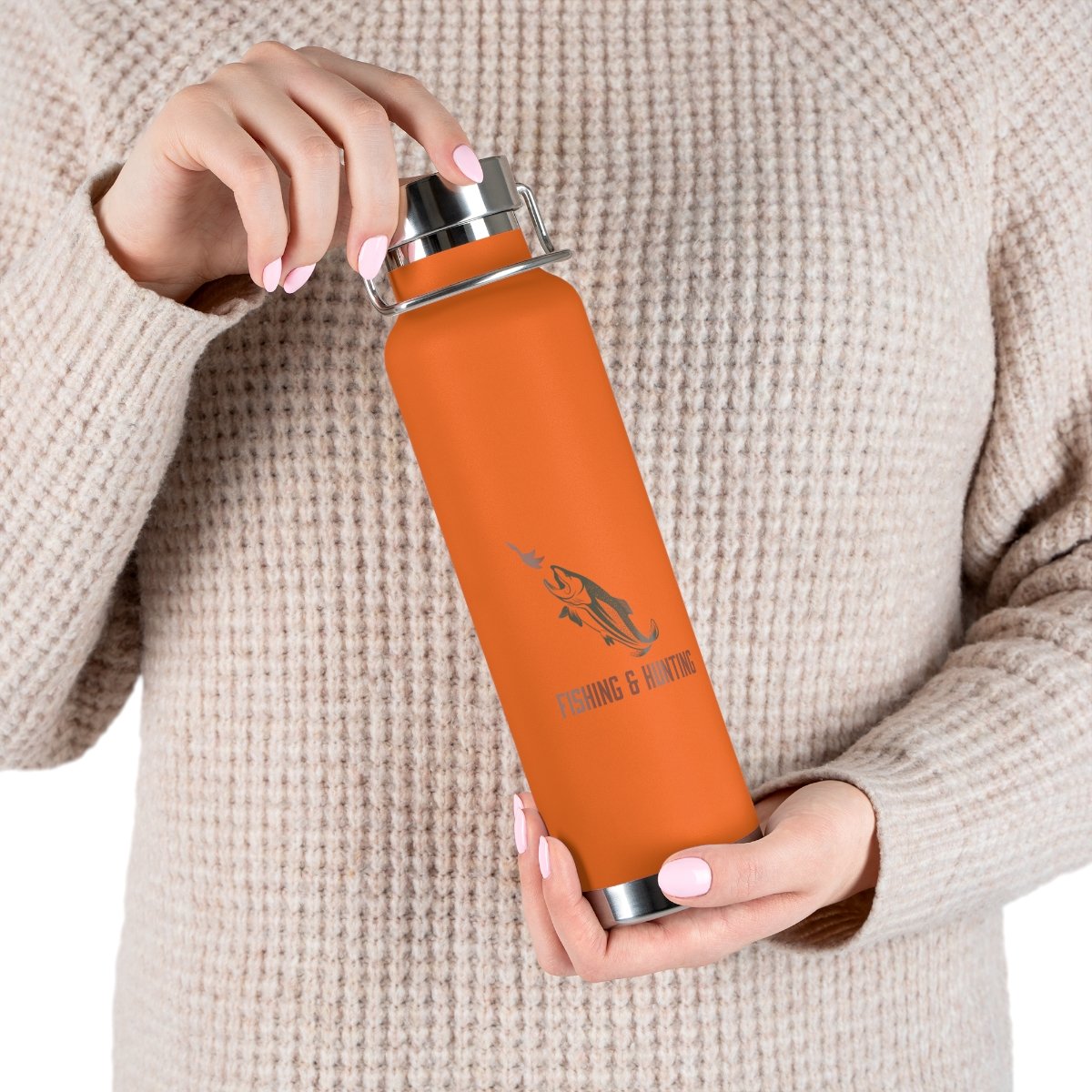 Copper Vacuum Insulated Bottle, 22oz - Fishing & Hunting