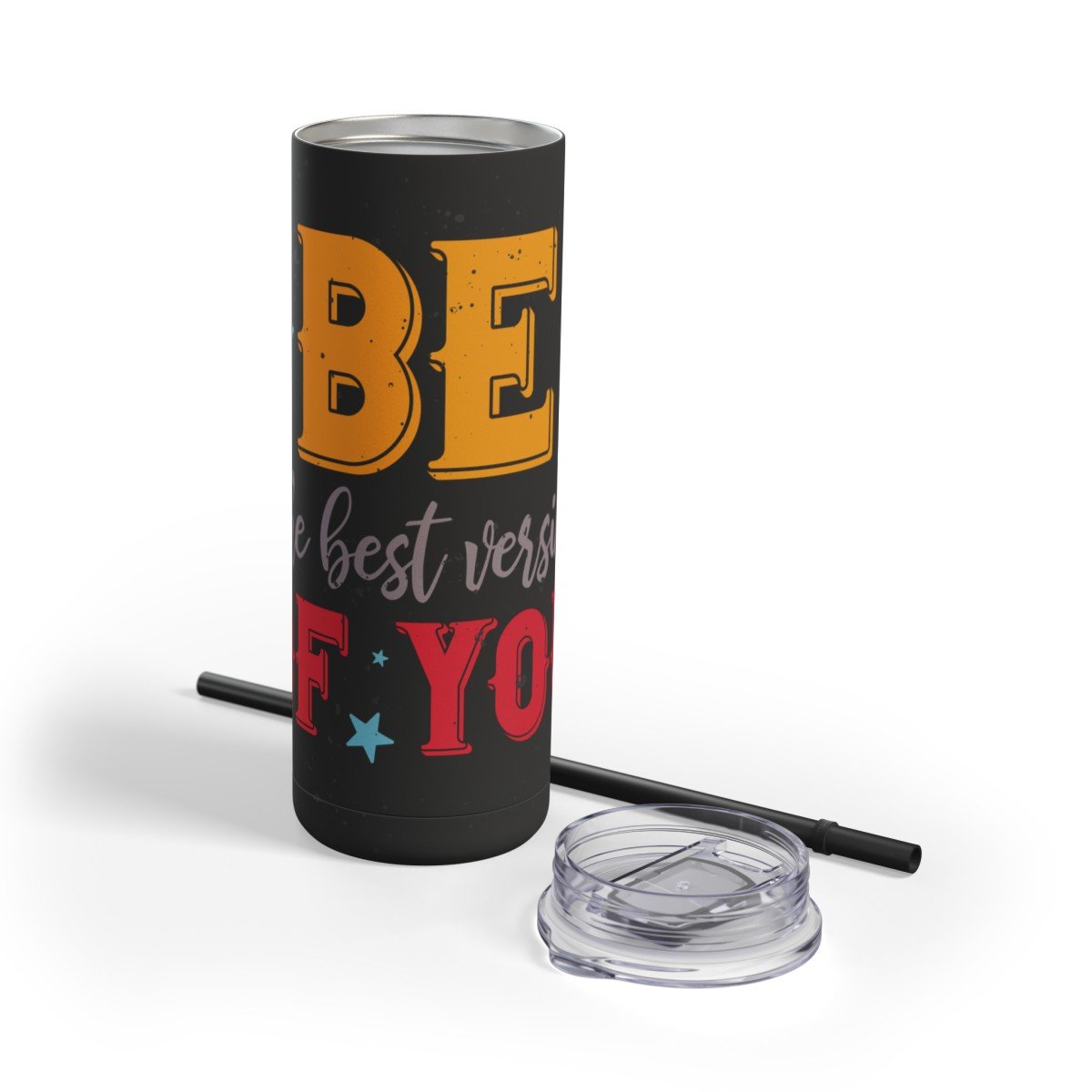 Maars Maker Skinny Matte Tumbler, 20oz - Be The Best Version Of You