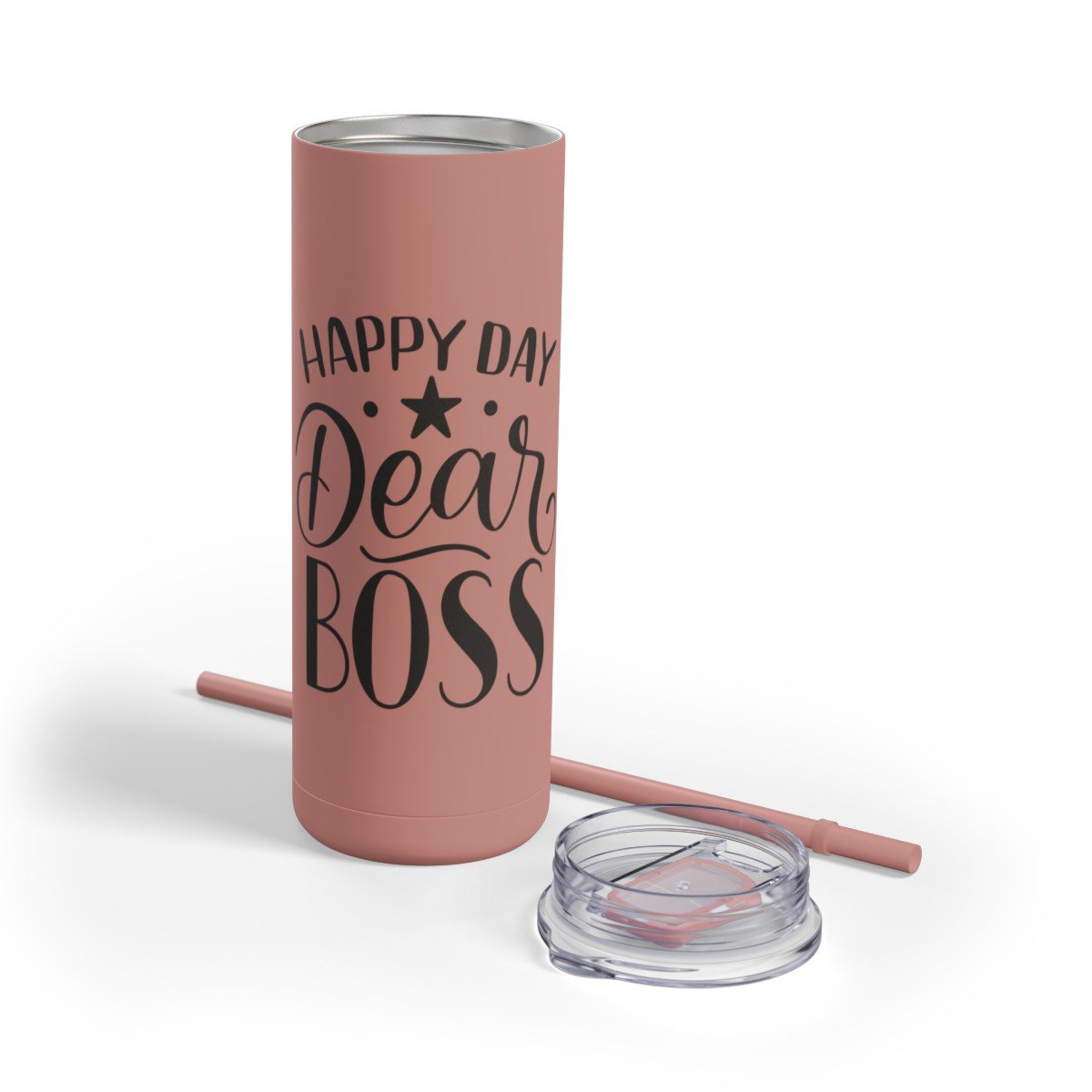 Maars Maker Skinny Matte Tumbler, 20oz - Happy Day Dear Boss