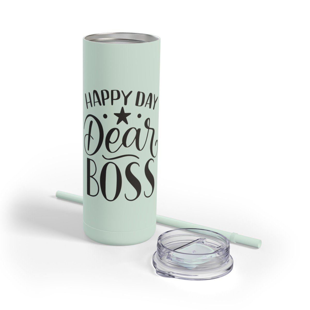 Maars Maker Skinny Matte Tumbler, 20oz - Happy Day Dear Boss