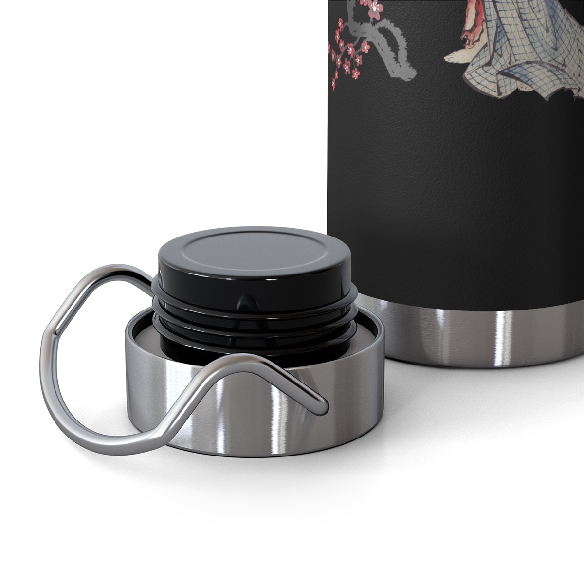 Copper Vacuum Insulated Bottle, 22oz - Japanese style Geisha