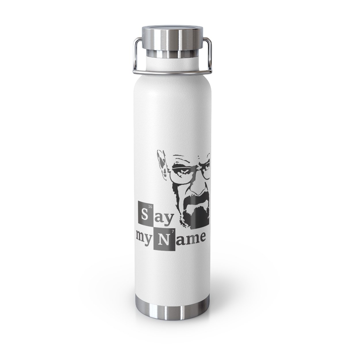 Copper Vacuum Insulated Bottle, 22oz - "Say my name"