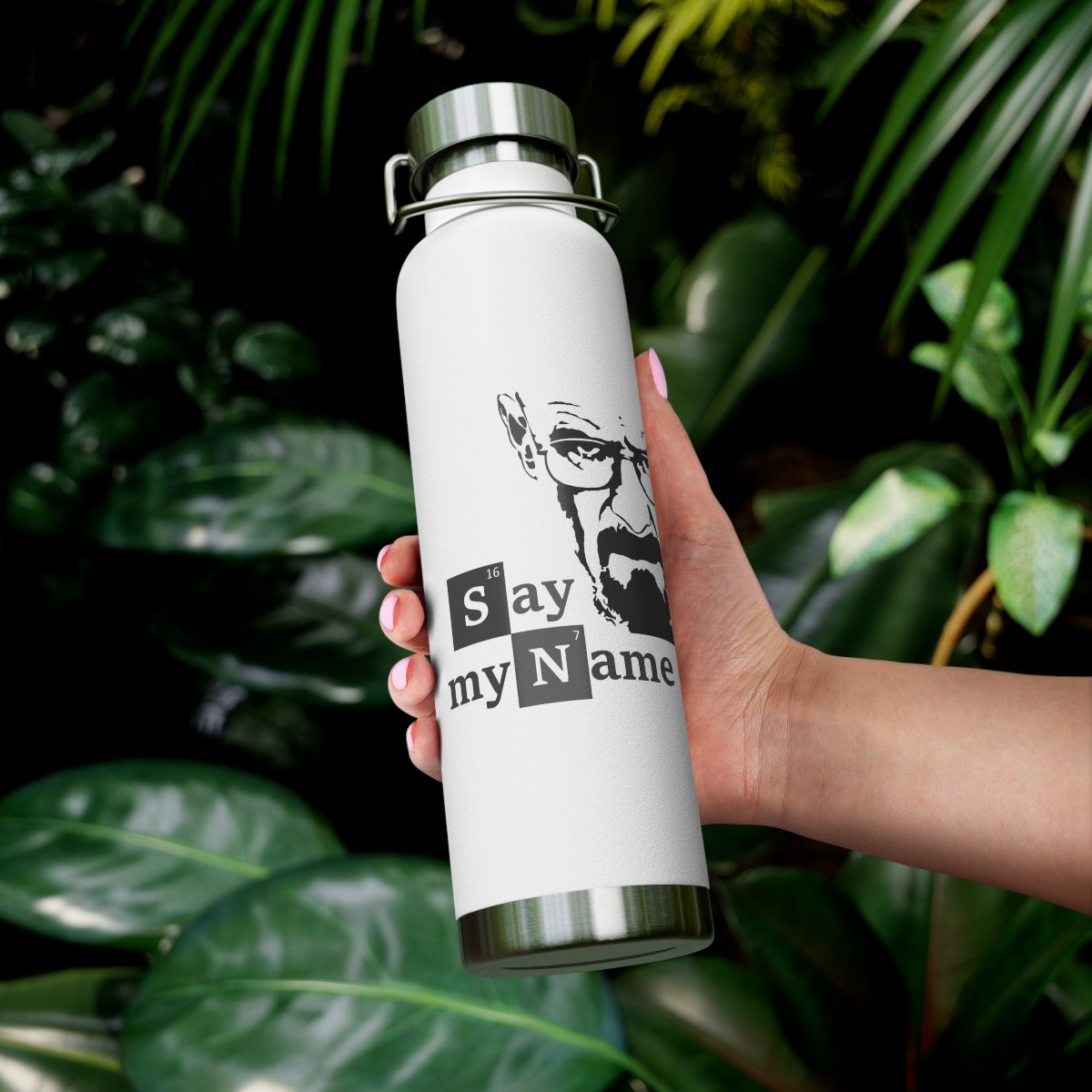 Copper Vacuum Insulated Bottle, 22oz - "Say my name"