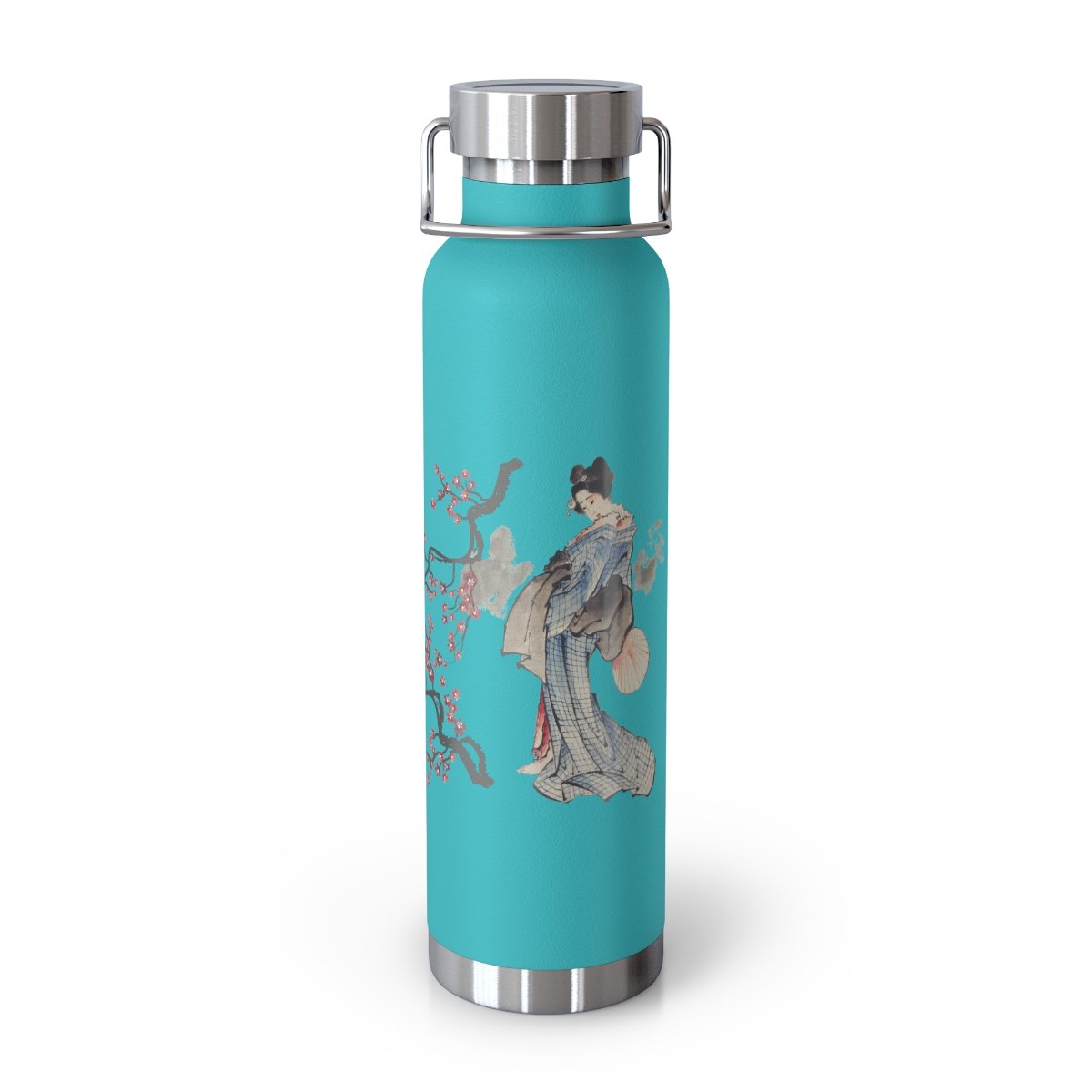 Copper Vacuum Insulated Bottle, 22oz - Japanese style Geisha