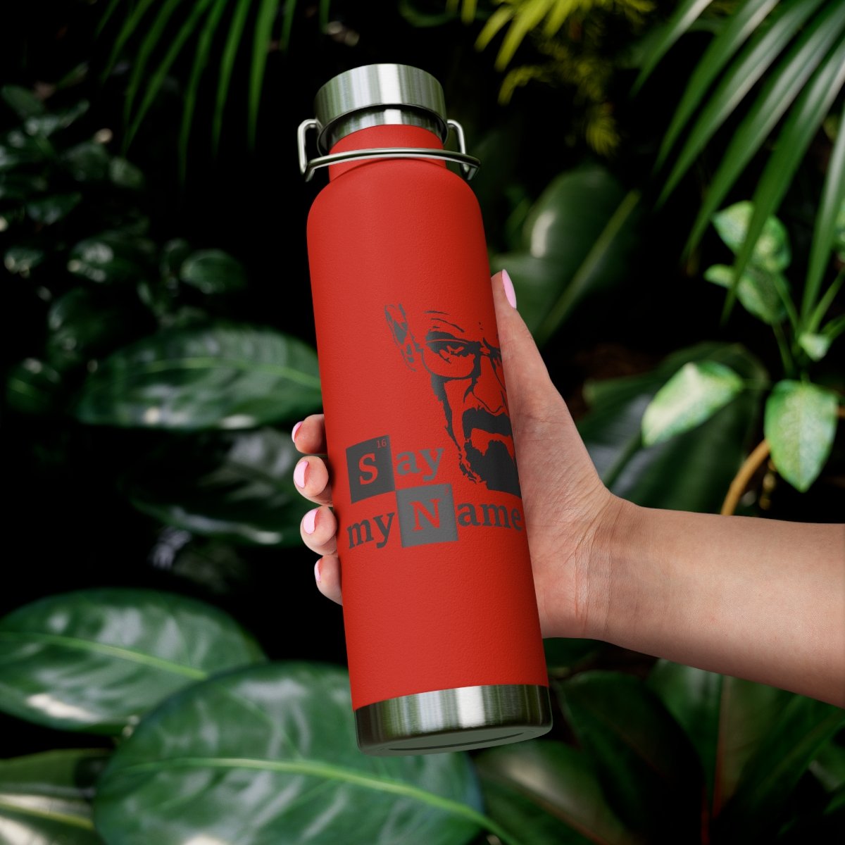 Copper Vacuum Insulated Bottle, 22oz - "Say my name"