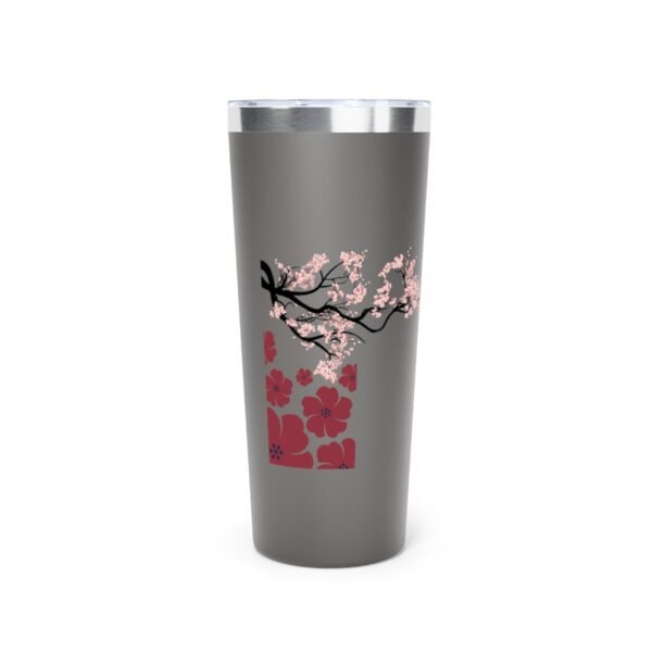 Copper Vacuum Insulated Tumbler, 22oz - Japanese style Sakura