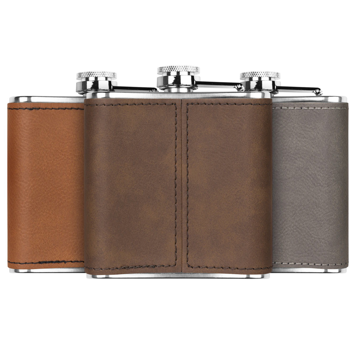 Pocket Flask, 6oz - Cowboy Style